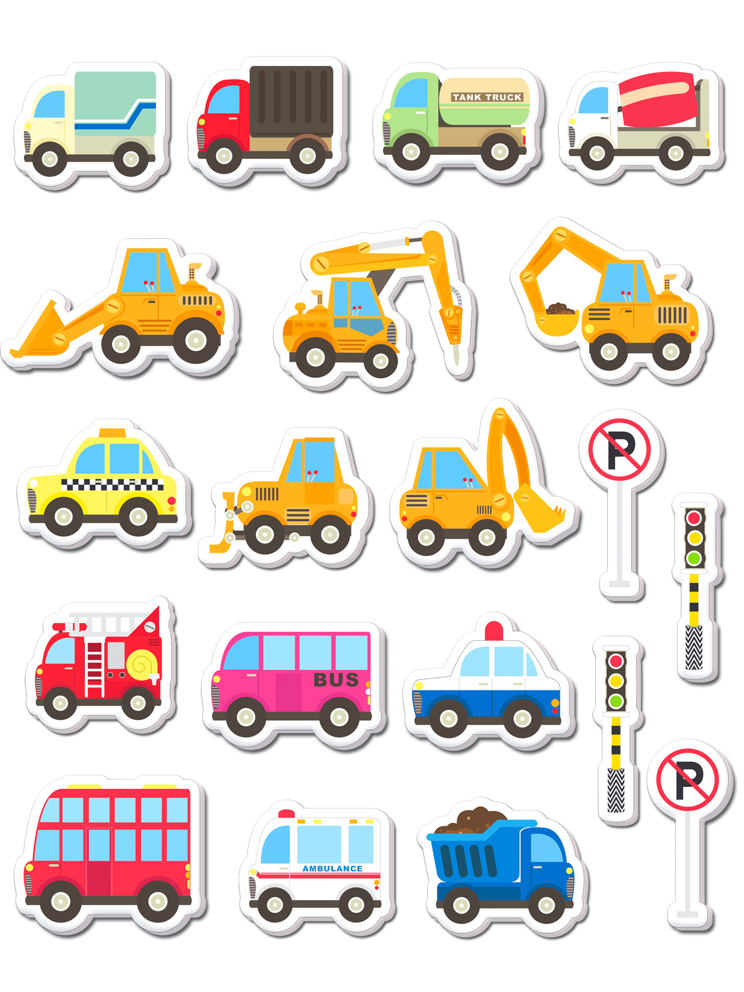 Игры на магнитах Дрофа-Медиа Большой набор машинок 4231 - фото 7