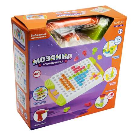 Конструктор ND PLAY Мозаика Забавные шестеренки блочный
