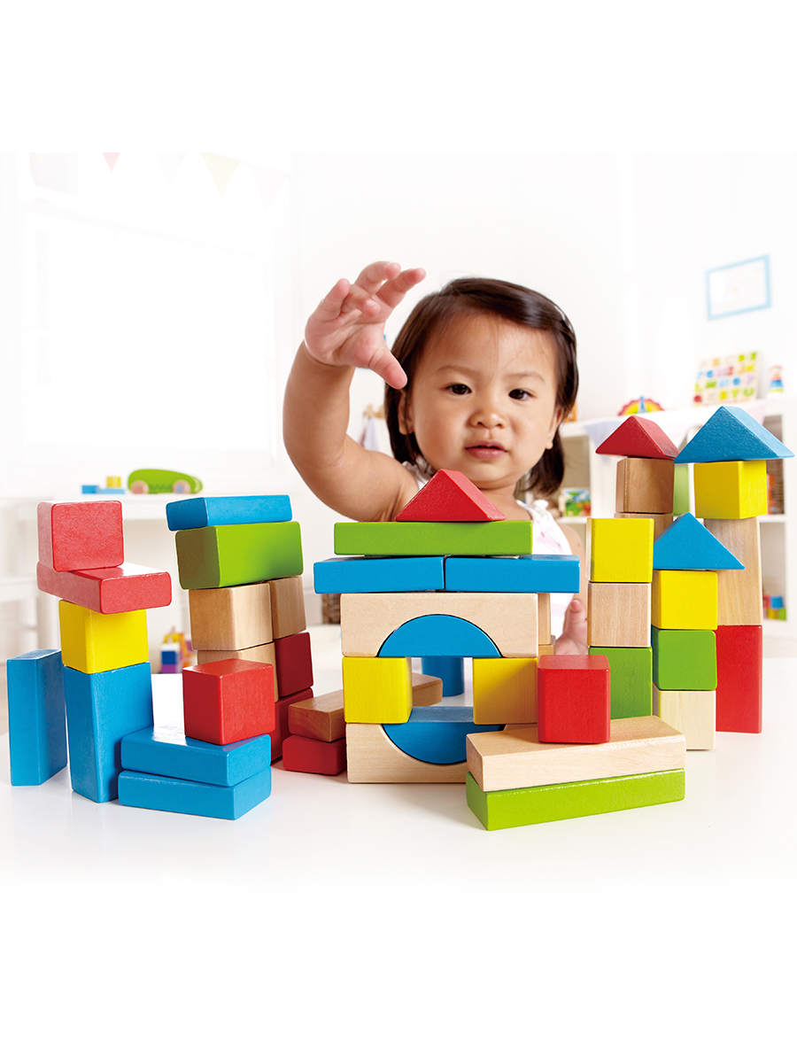 Конструктор Hape деревянный 50 дет. - фото 1