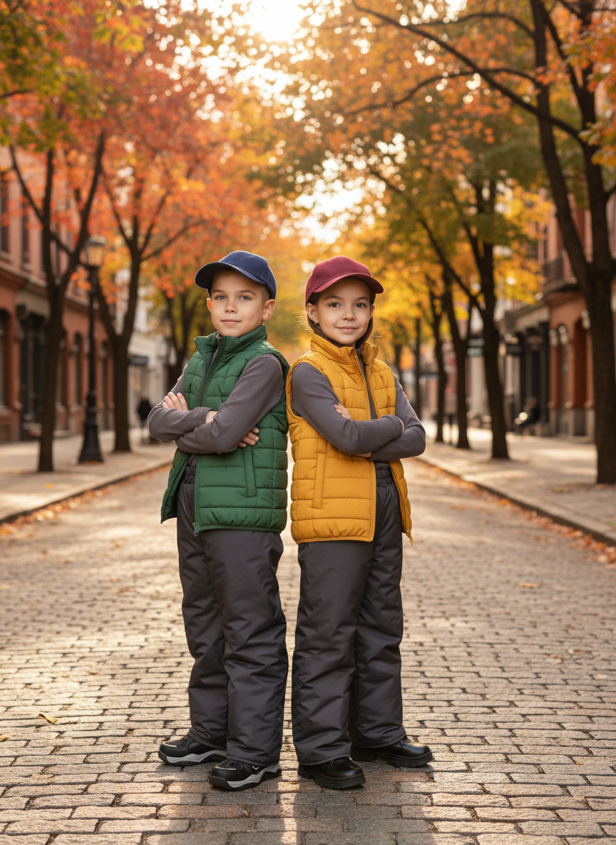 Брюки Arctic kids 10-001 серый - фото 5