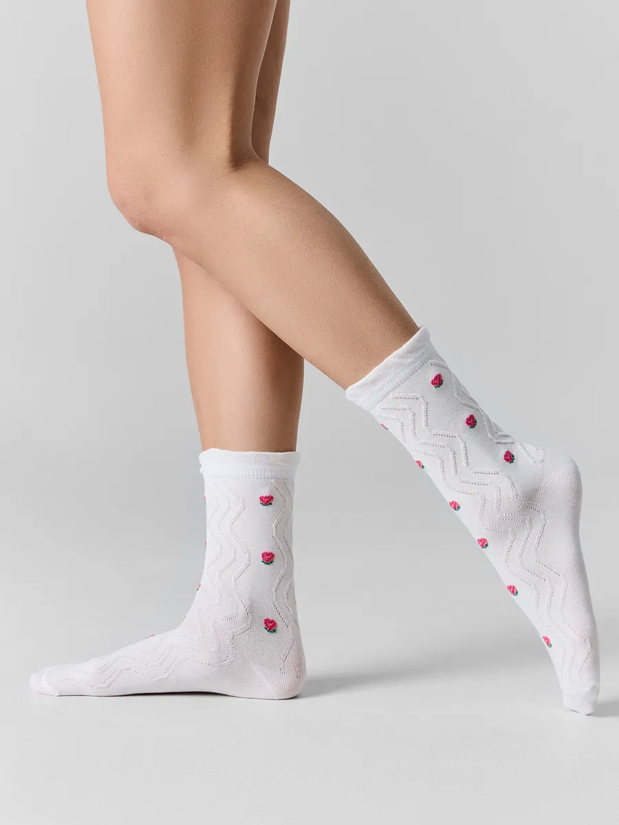 Носки 3 пары Mark Formelle (Марк Формэль) 237A-3114/белый-3/ - фото 2