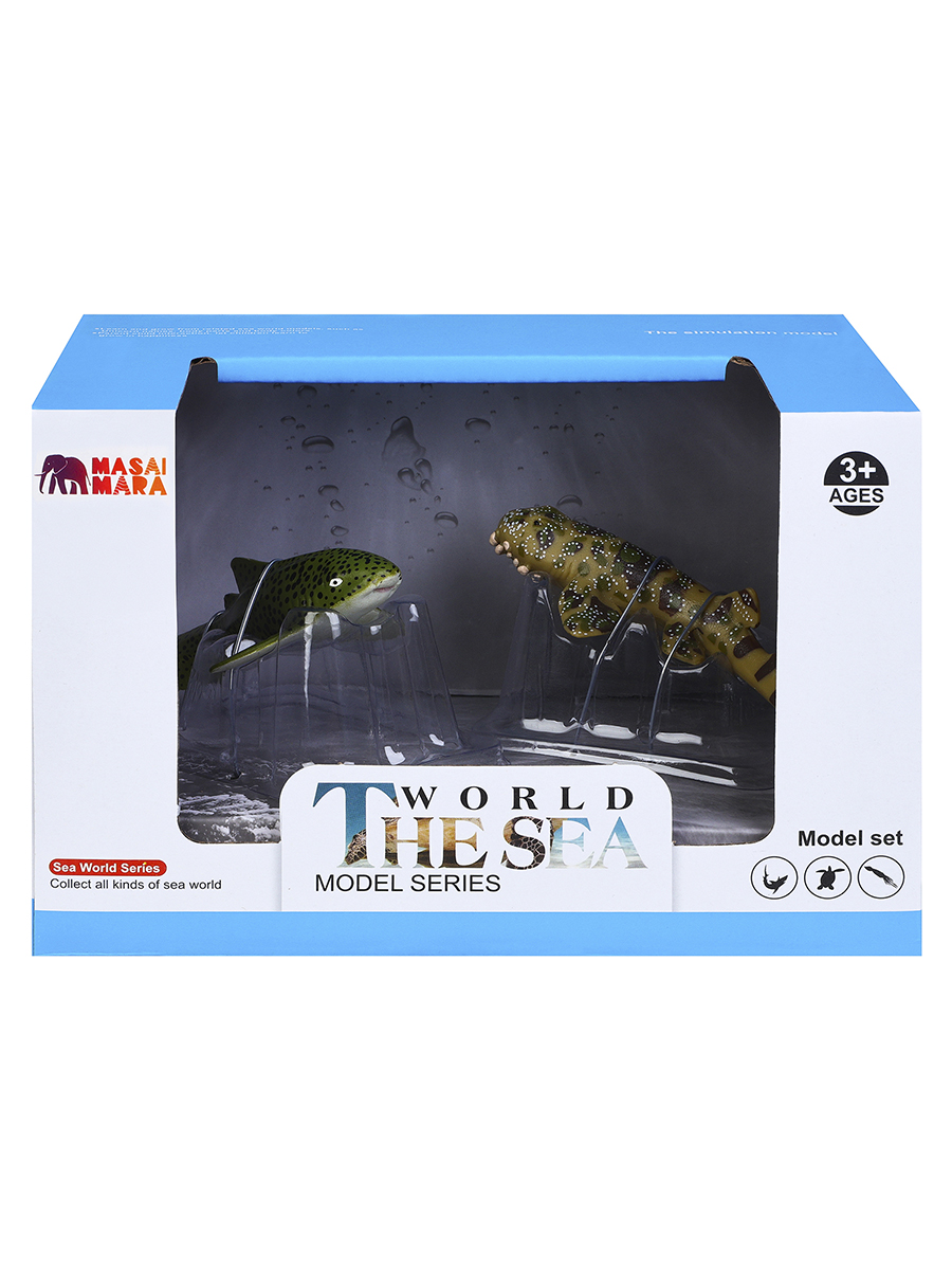 Игровой набор Masai Mara Китовая акула и зебровая акула - фото 13