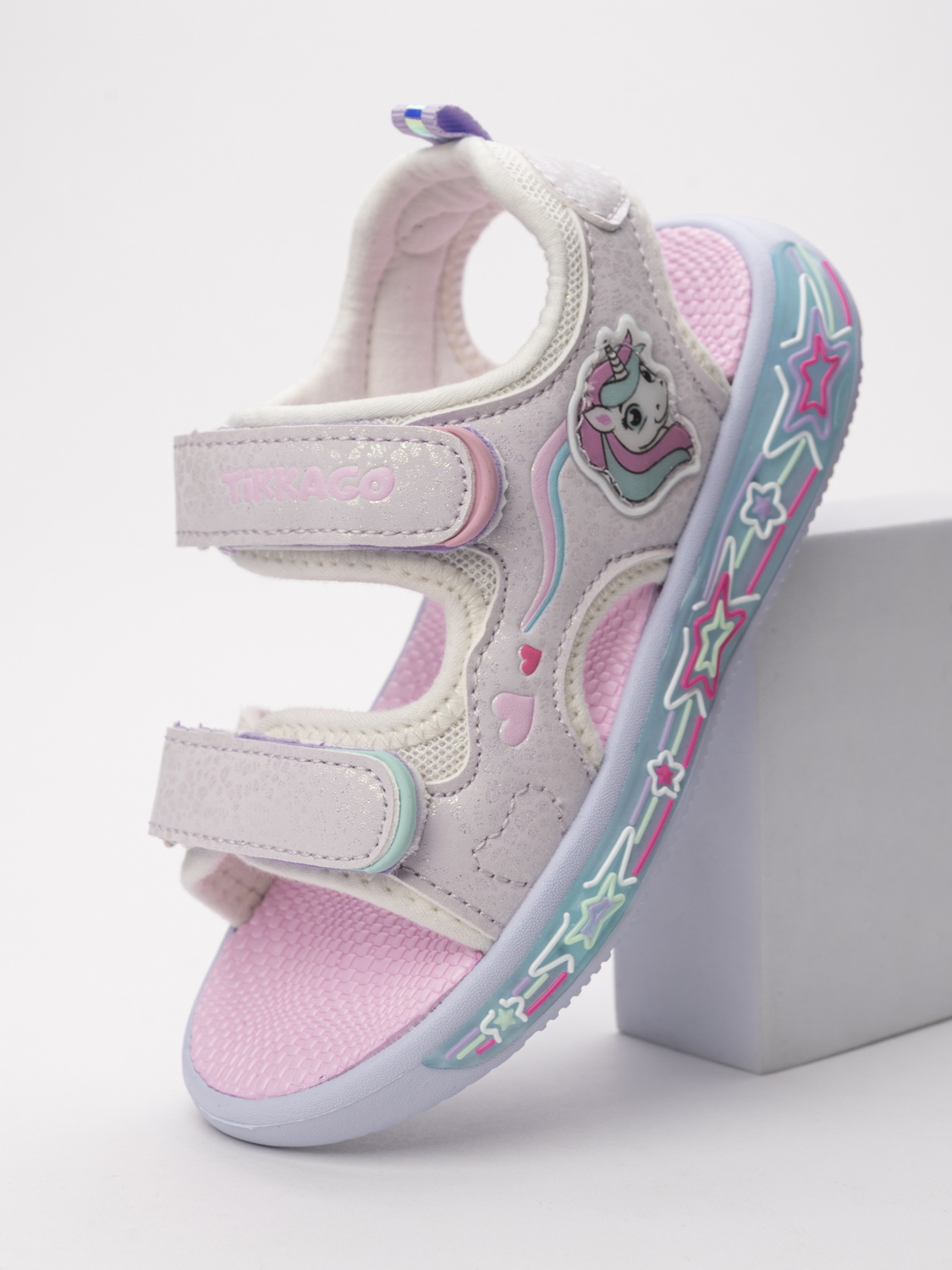 Сандалии TikkaGo 4E03_2578_lilac-white - фото 3