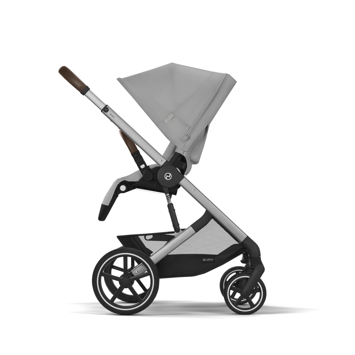 Коляска 3в1 Cybex Balios S Lux 3в1 2025 серый - фото 4