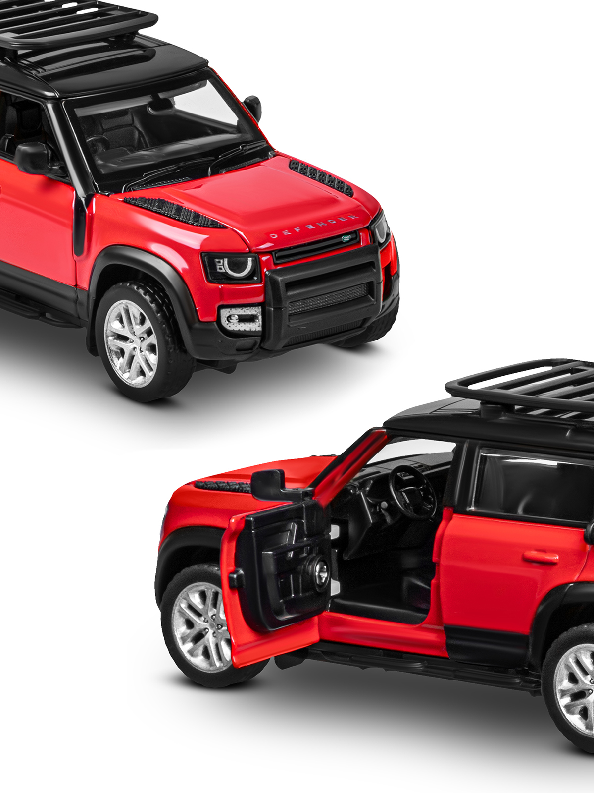 Автомобиль AUTODRIVE Land Rover Defender 110 Сборная модель 1:43 JB1251654 - фото 16
