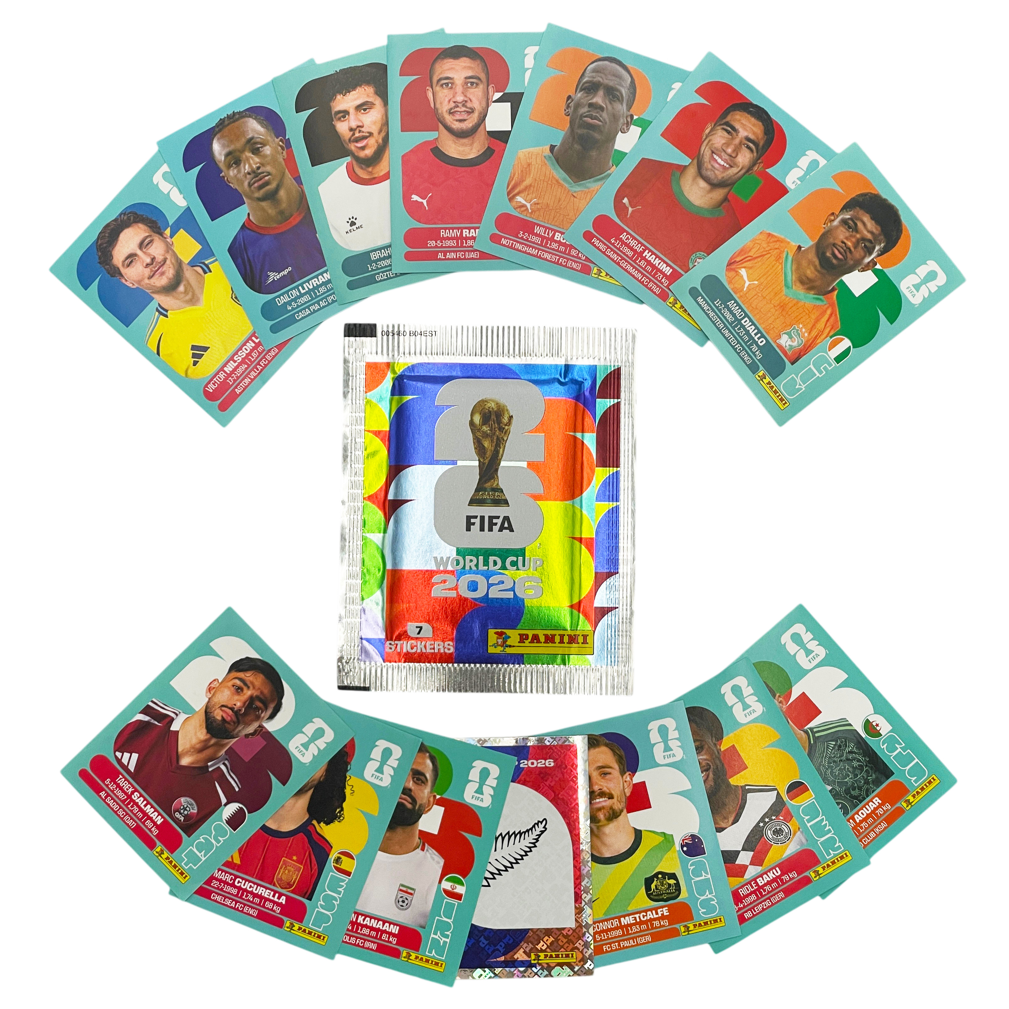 Наклейки Panini WORLD CUP 2026 112 шт. - фото 12