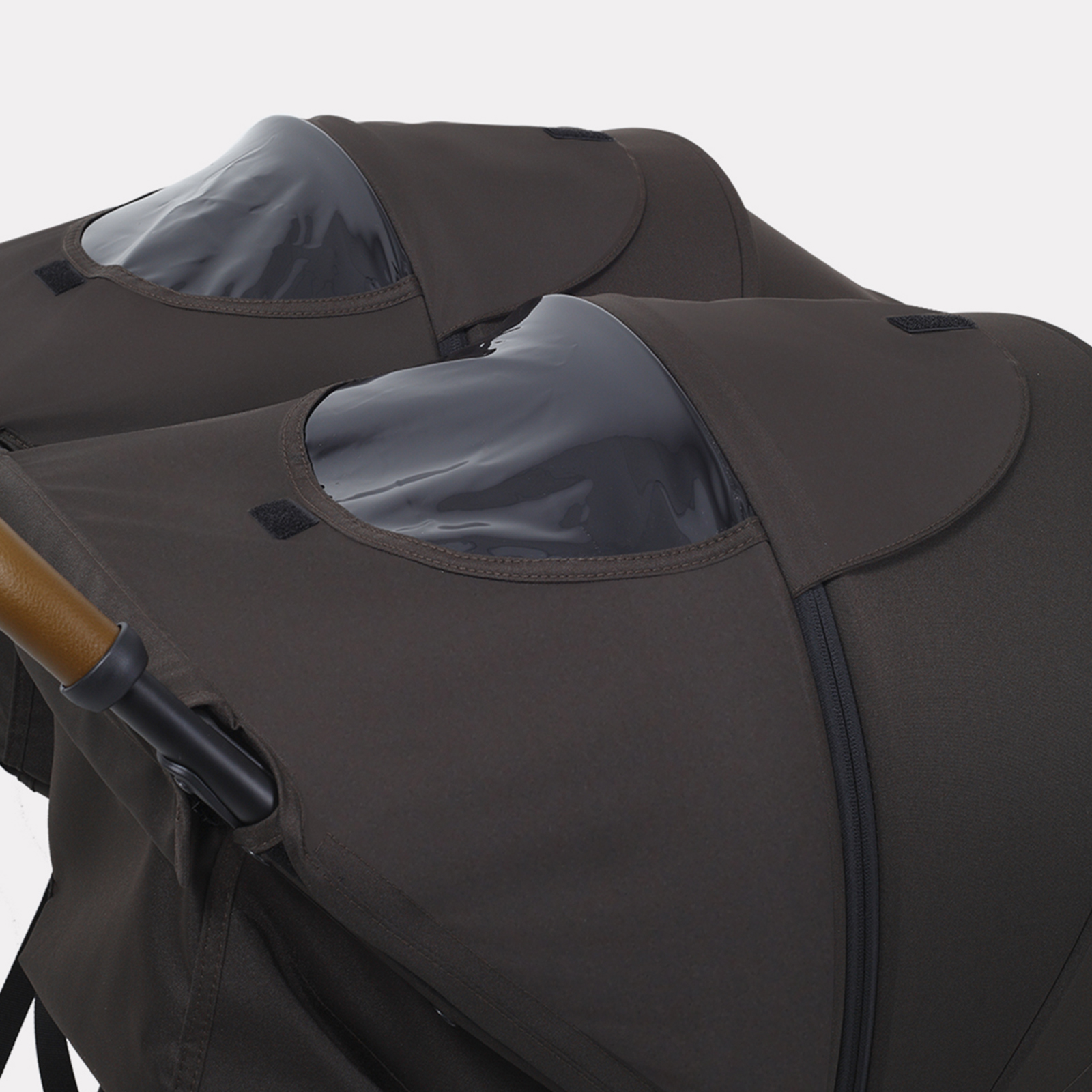 Коляска прогулочная для двойни Rant Twinny, chocolate коричневый - фото 8