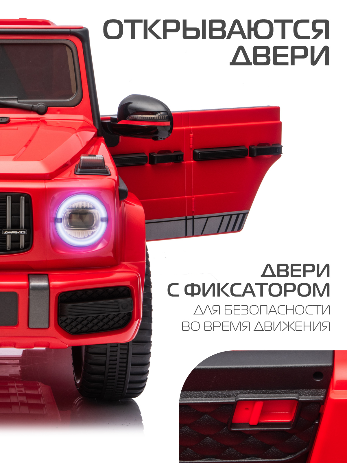 Электромобиль CITYRIDE Mercedes Benz AMG G63 С пультом ДУ - фото 4
