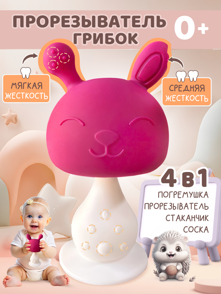 Прорезыватель Baby Code грибочек - фото 1