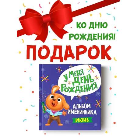 Фотоальбом Проф-Пресс именинника У меня день рождения Июнь мальчик