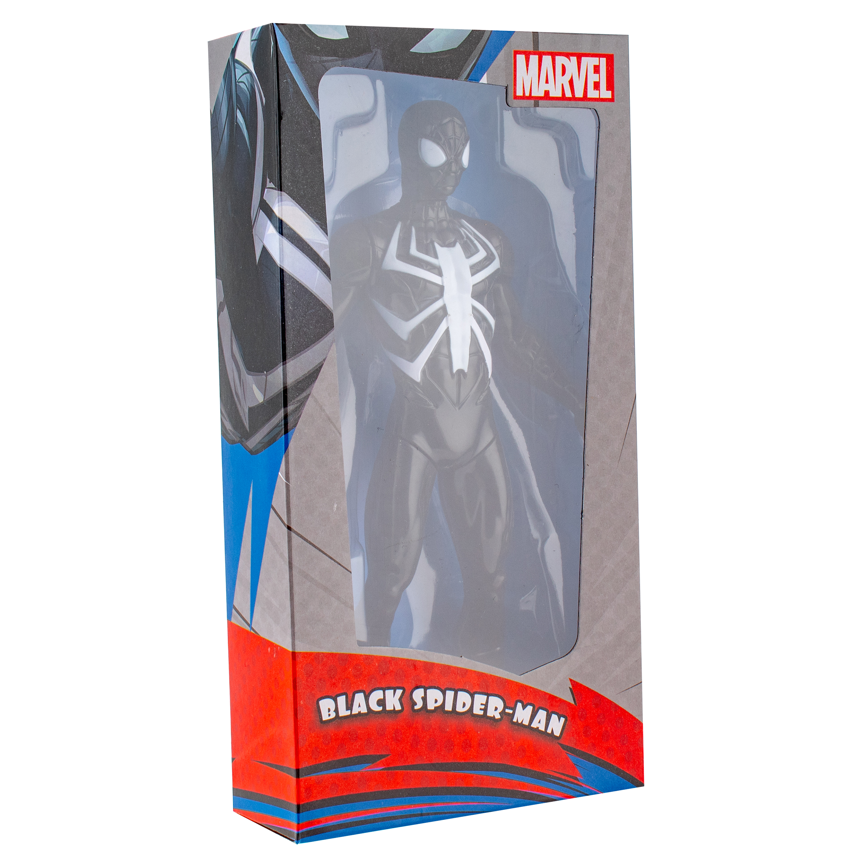 Фигурка KiddiePlay Чёрный Спайдермен с движущимися конечностями 23см - фото 3