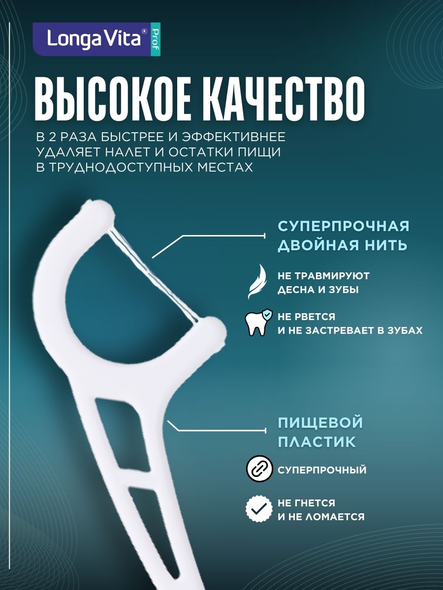 Зубная нить LONGA VITA - фото 2