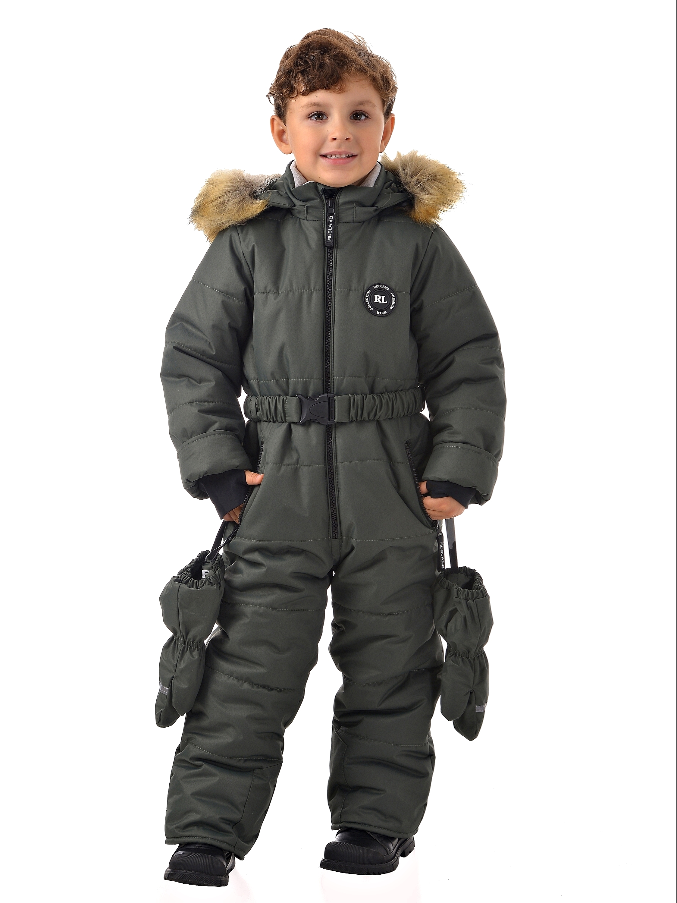 Комбинезон Rusland мз-комбинезон-31-22-глория-хаки 116-140 - фото 1