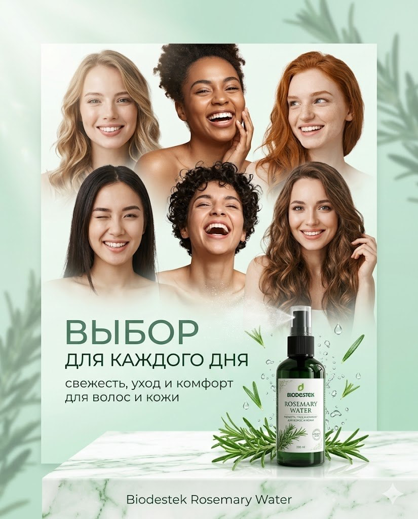 Розмариновая вода DESTEK для кожи и волос - фото 10