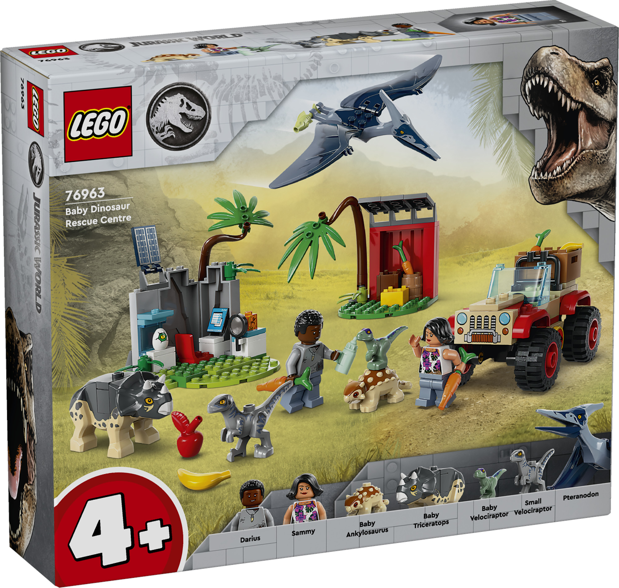 Конструктор LEGO Jurassic World Центр спасения детенышей блочный - фото 4