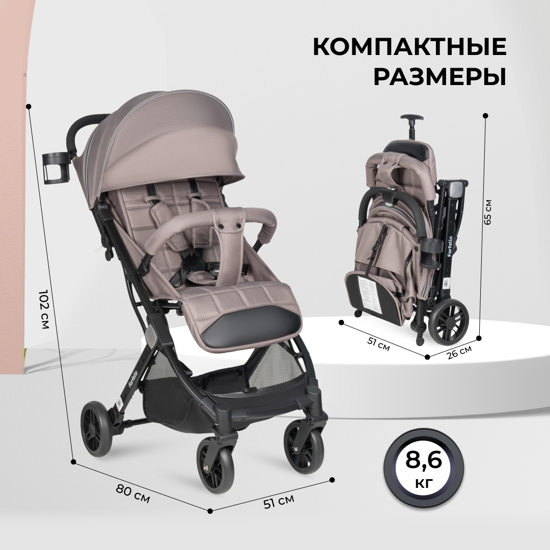 Коляска прогулочная Farfello Comfy Go Comfort - фото 10