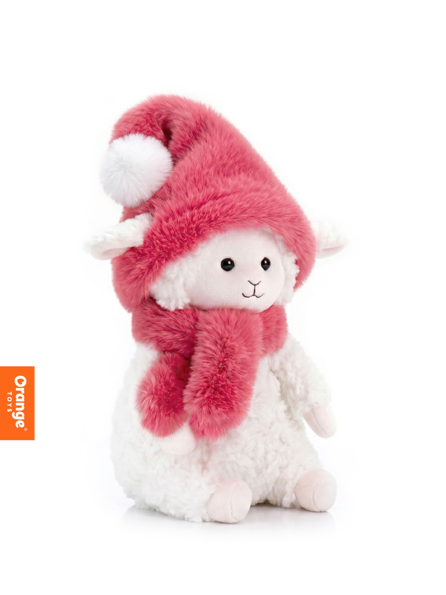 Мягкая игрушка Orange Toys Овечка в малиновой шапочке - фото 2