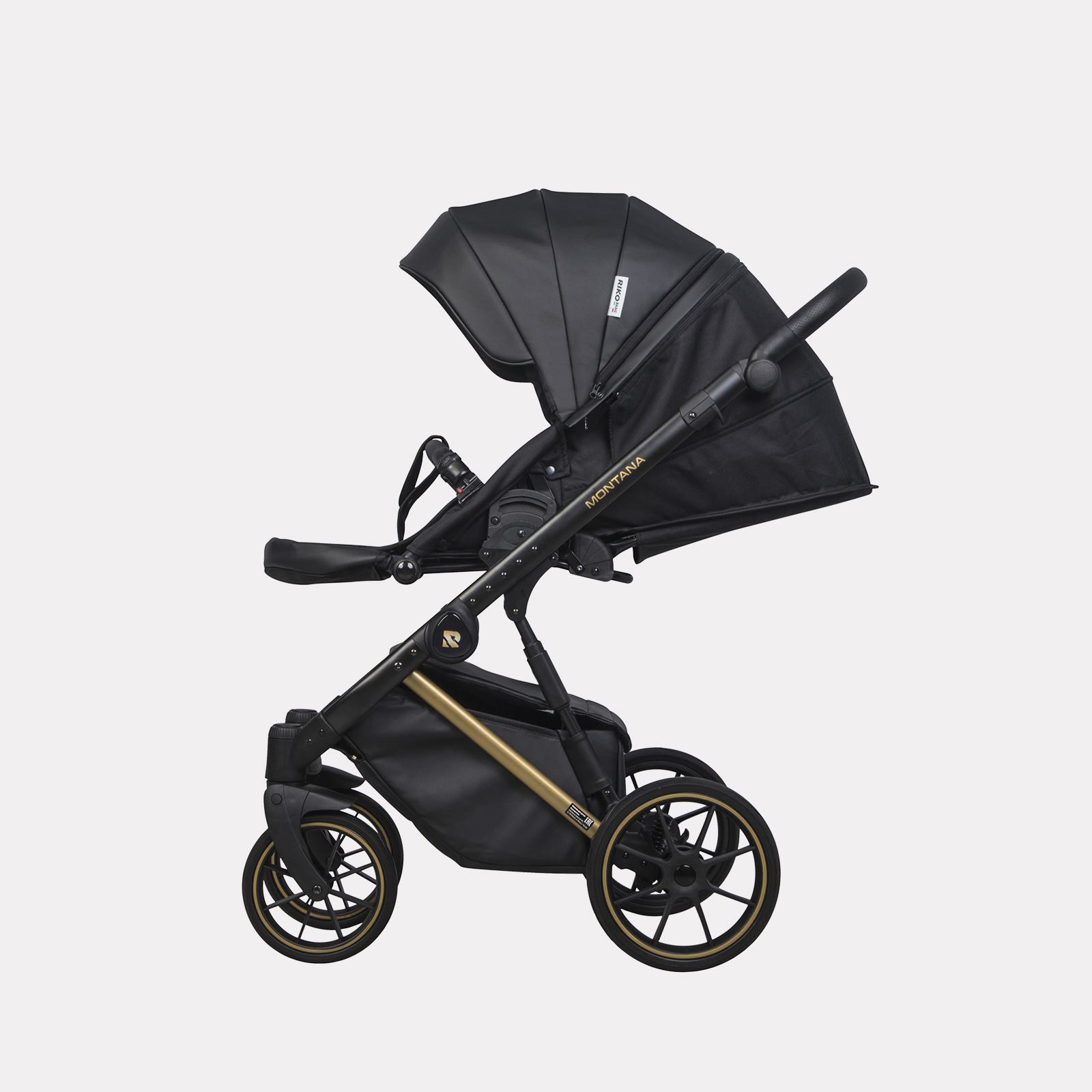 Коляска 2в1 Riko Basic Montana Premium Gold - фото 10