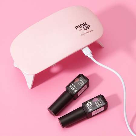 Лампа для гель-лака Pink Up uv/led mini pink