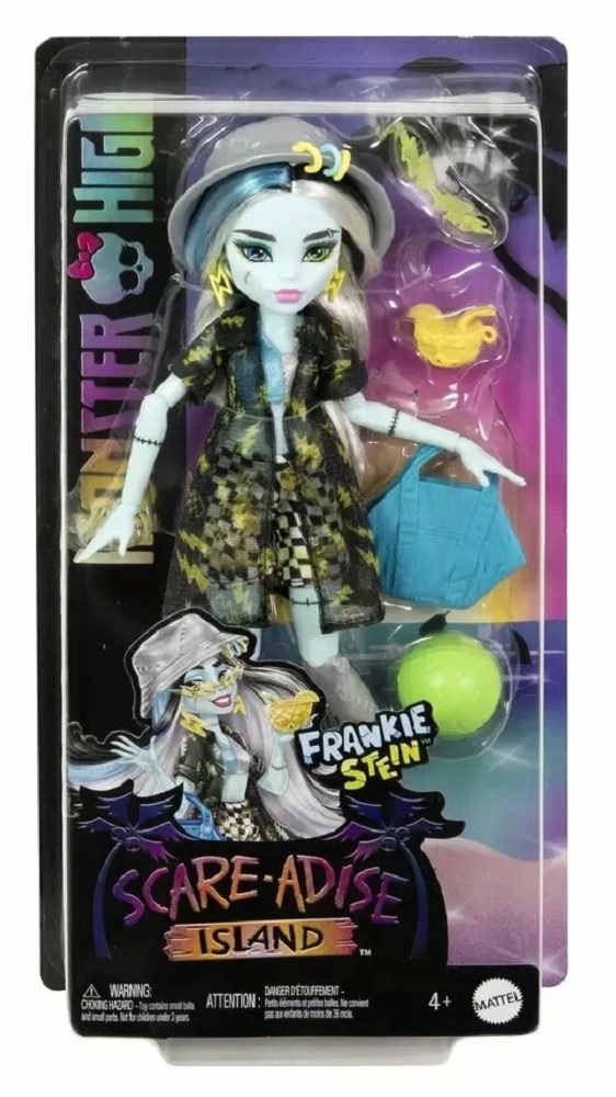 Кукла модельная Monster High Scare Adise Island Френки Штейн остров страха высота 30 см HRP68 - фото 1