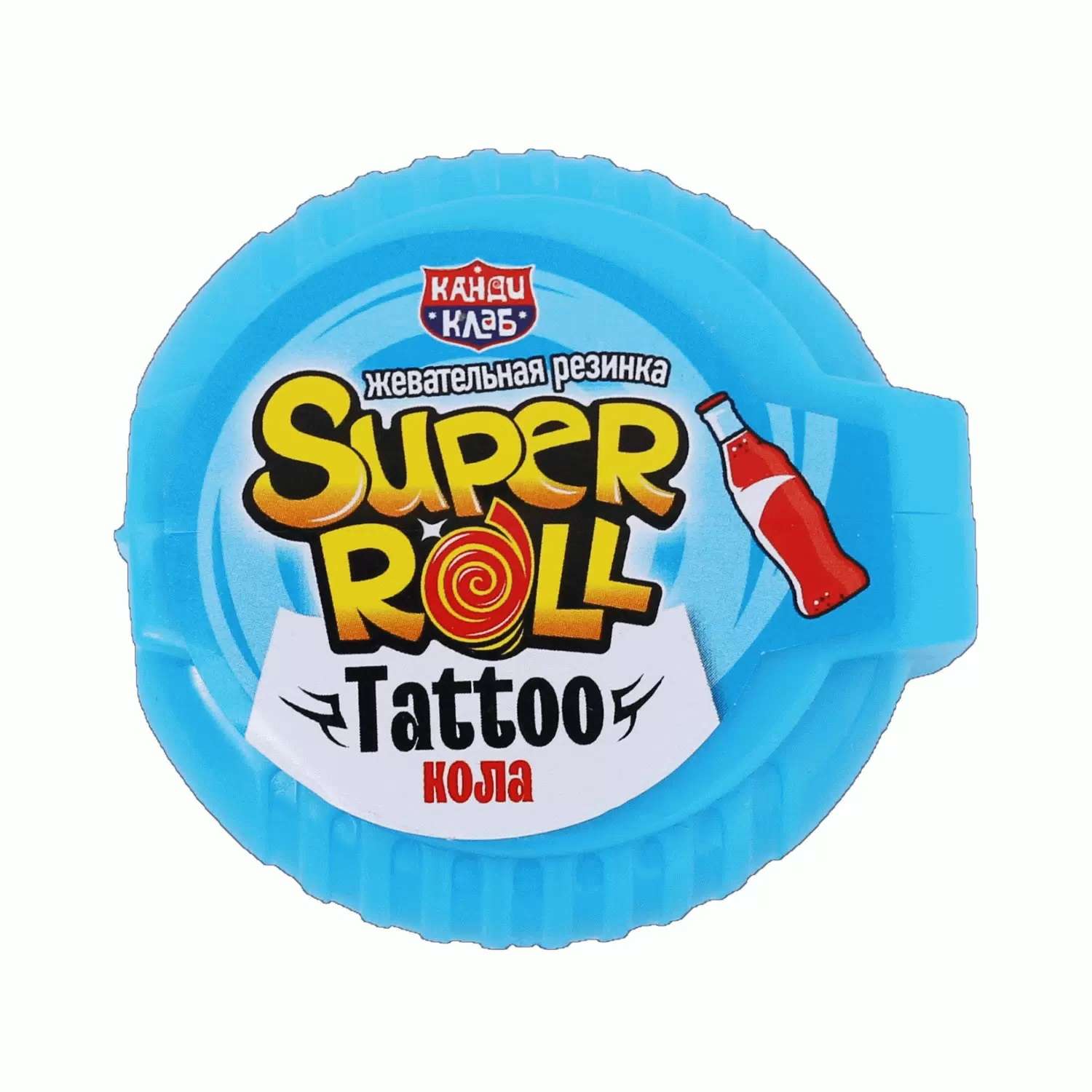 Жевательная резинка Канди Клаб Клаб Super Roll Tattoo ассорти 12г - фото 1