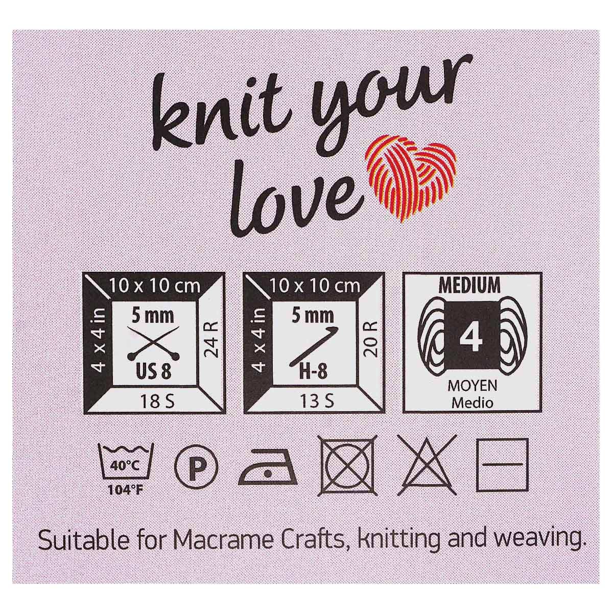 Пряжа YarnArt Macrame Cotton в виде шнура 250 г 225 м 750 черный 4 мотка - фото 9