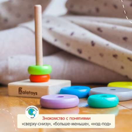 Игрушка Alatoys пирамидка