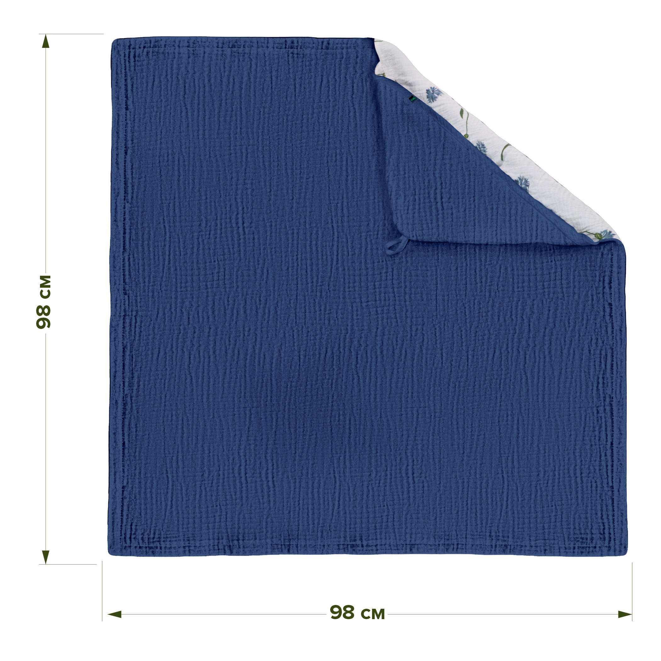 Полотенце уголок Фабрика Бамбук с капюшоном (уголком) 98 x 98 см - фото 2