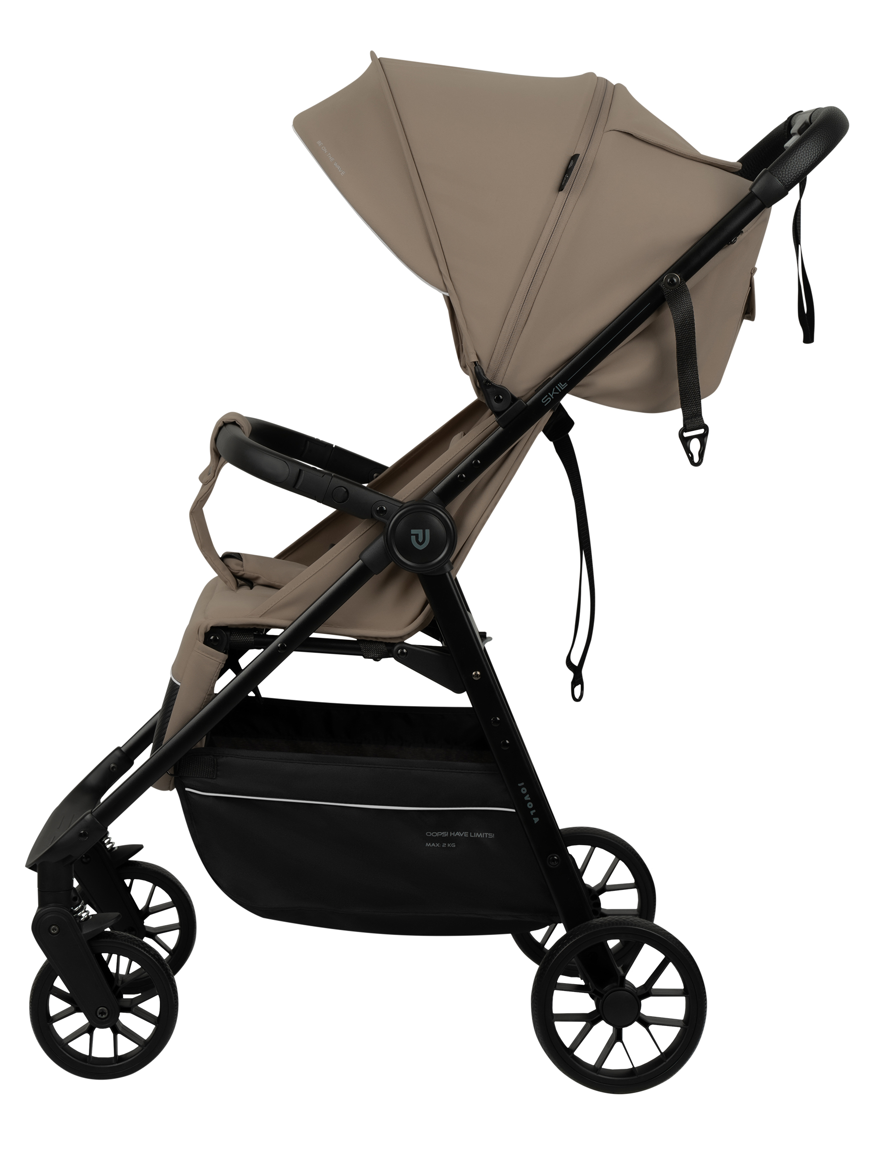 Коляска прогулочная JOVOLA Skill бежевый - фото 17