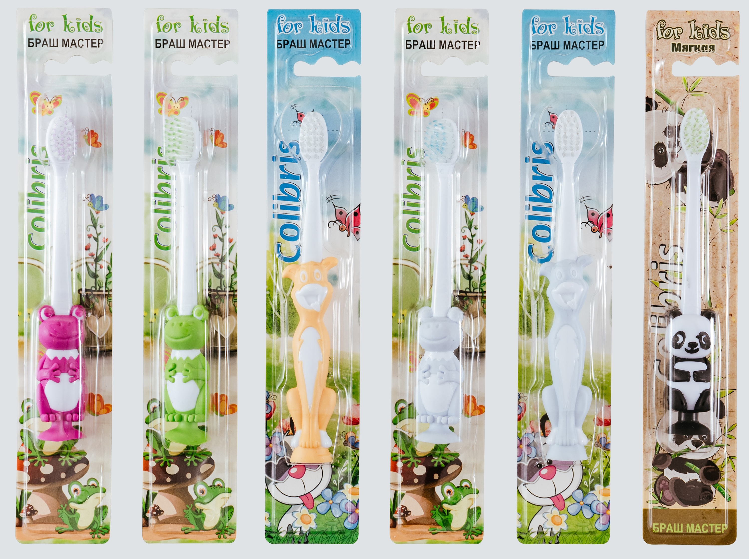 Зубная щетка классическая Colibris от 3 лет в ассортименте - фото 1