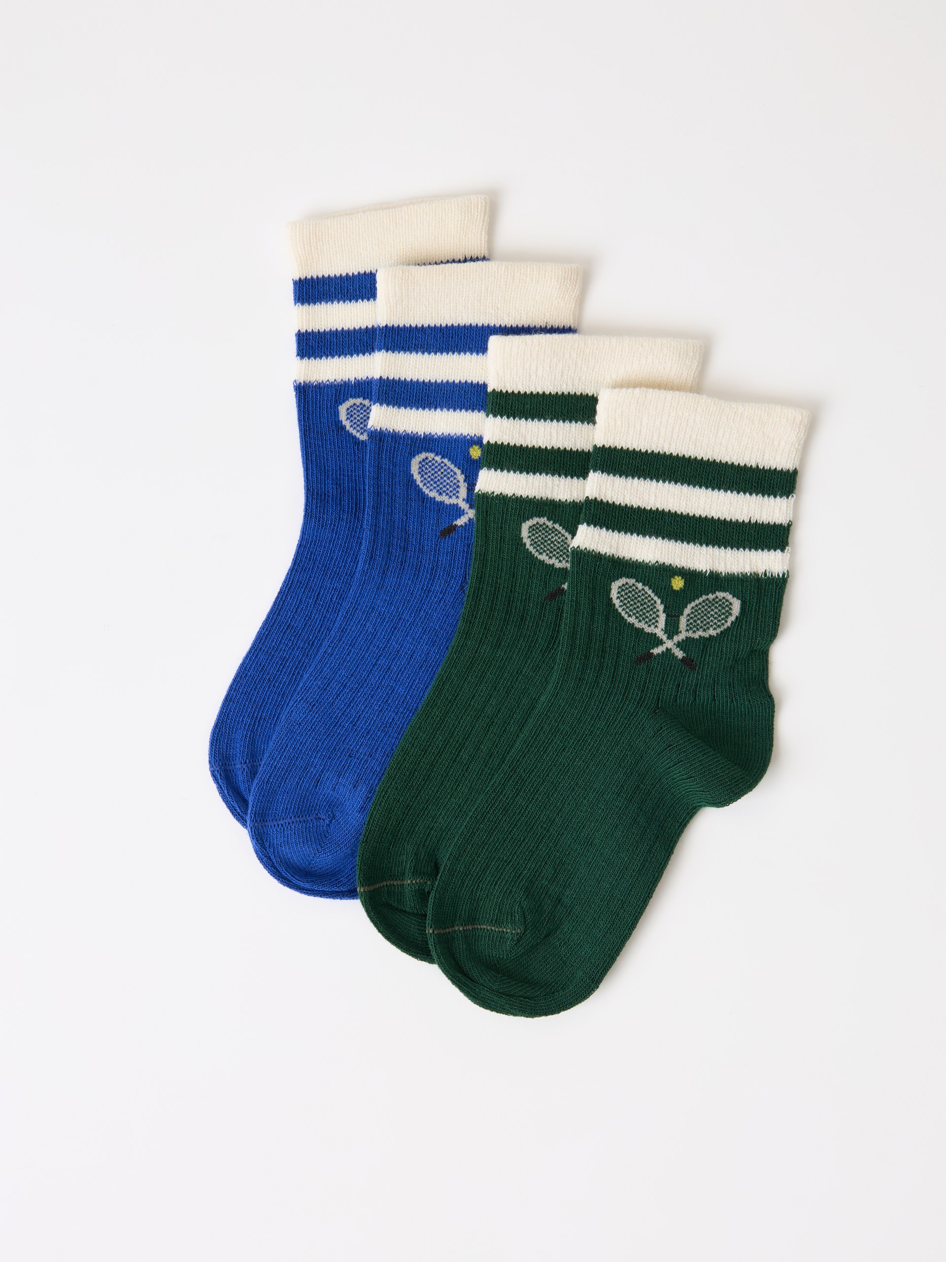 Носки 2 пары ALEX YVN К-1739-2 син.зел - фото 3