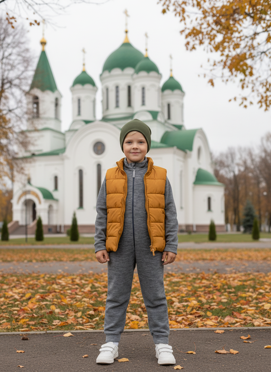 Комбинезон Утенок 292(кт) серый - фото 2