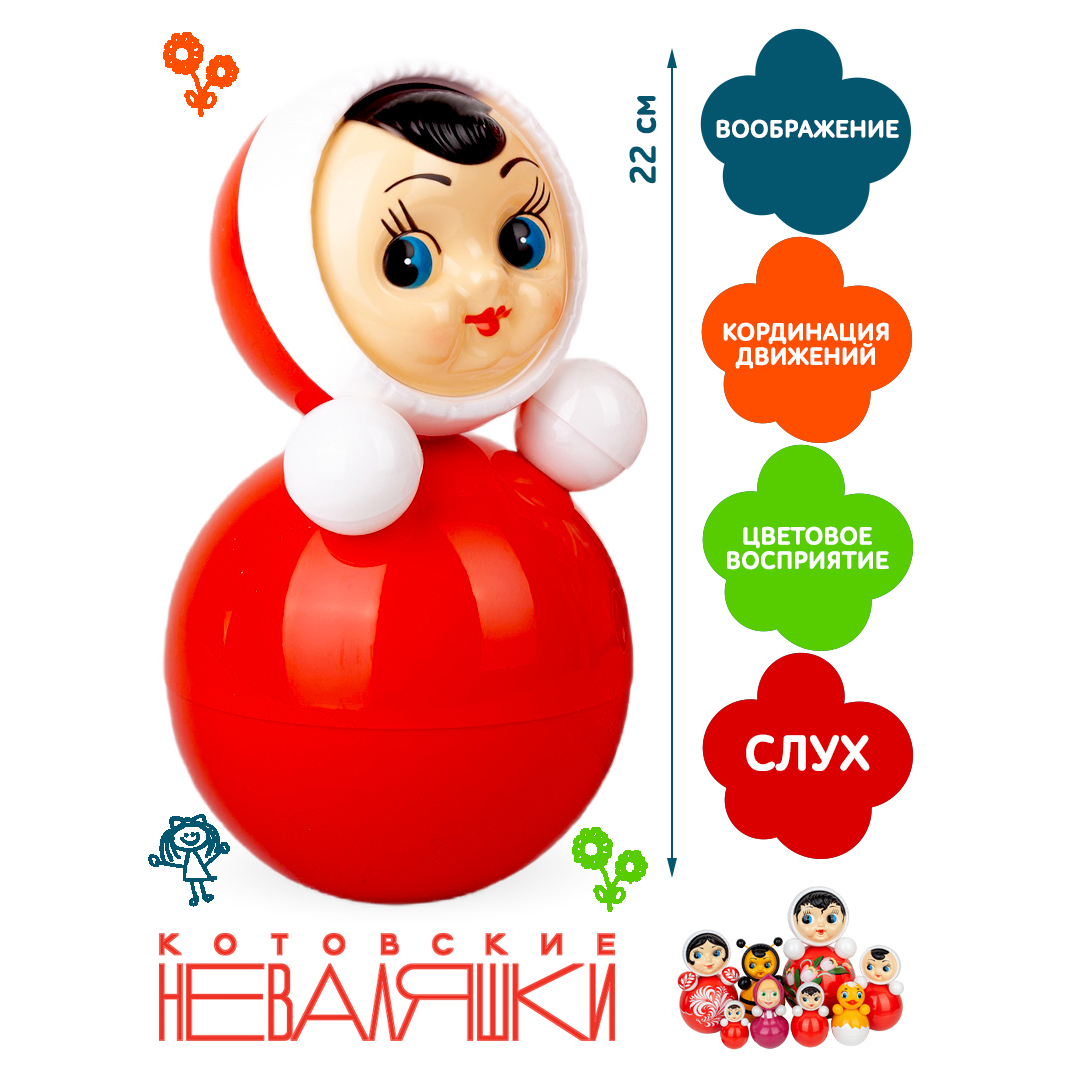 Игрушка Котовские неваляшки неваляшка - фото 3