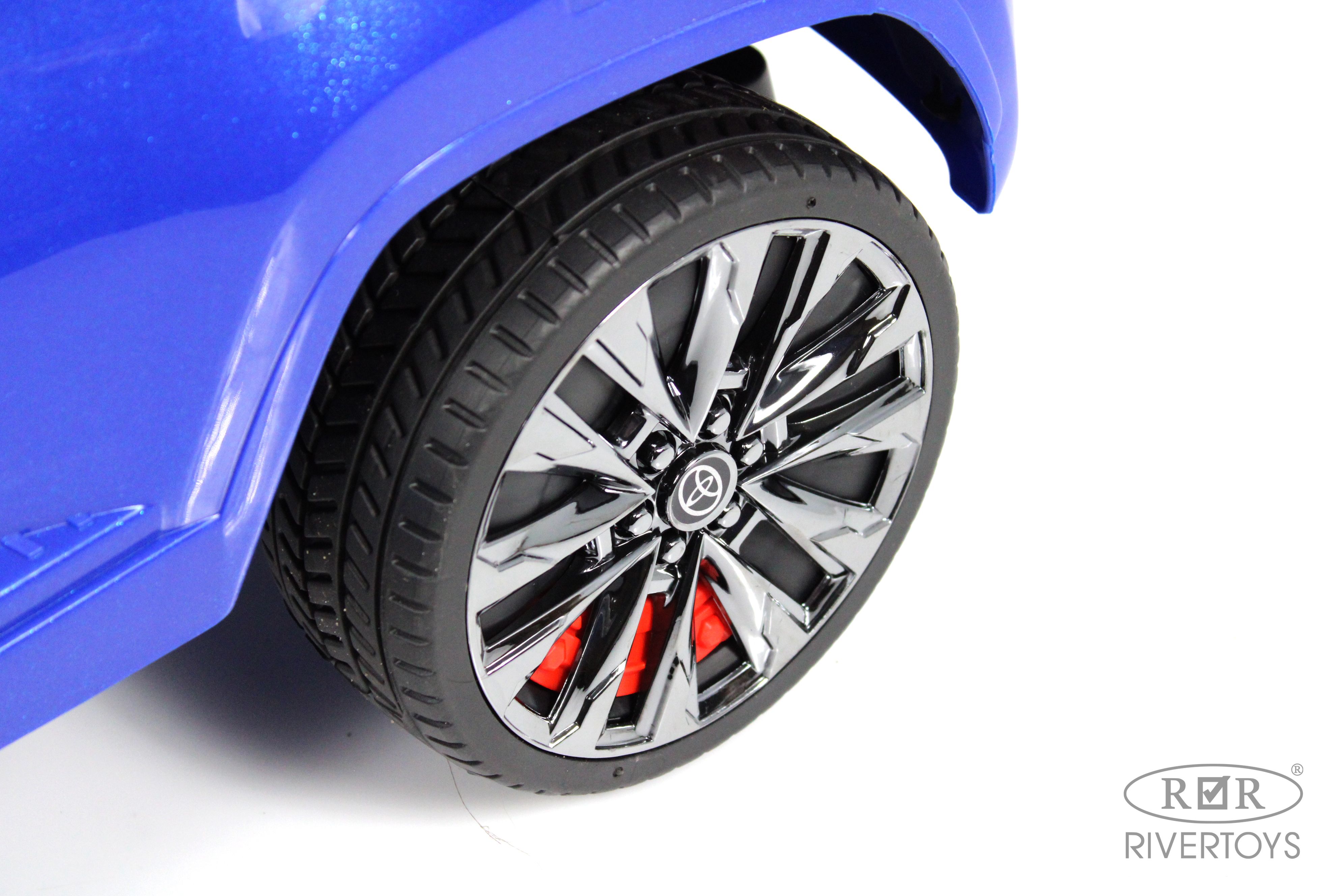 Каталка RIVERTOYS Z002ZZ-D-BLUE синий - фото 8