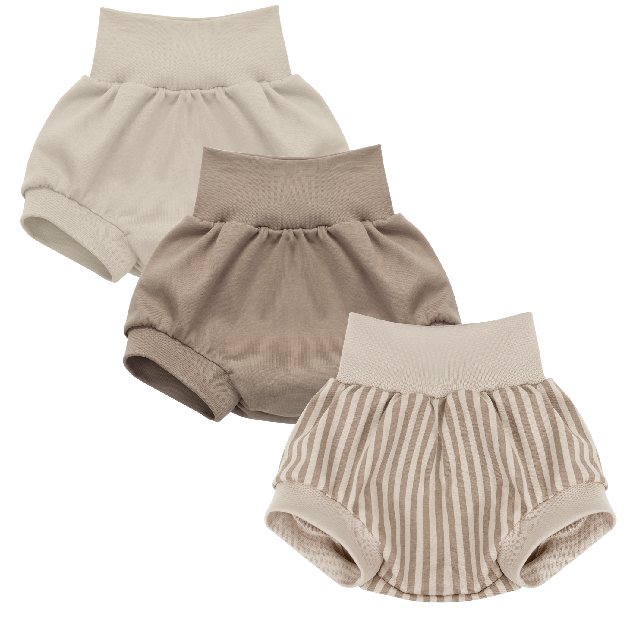 Трусы 3 шт Фабрика Бамбук MU080303KNR/117MU/Шоколад полоски - фото 1