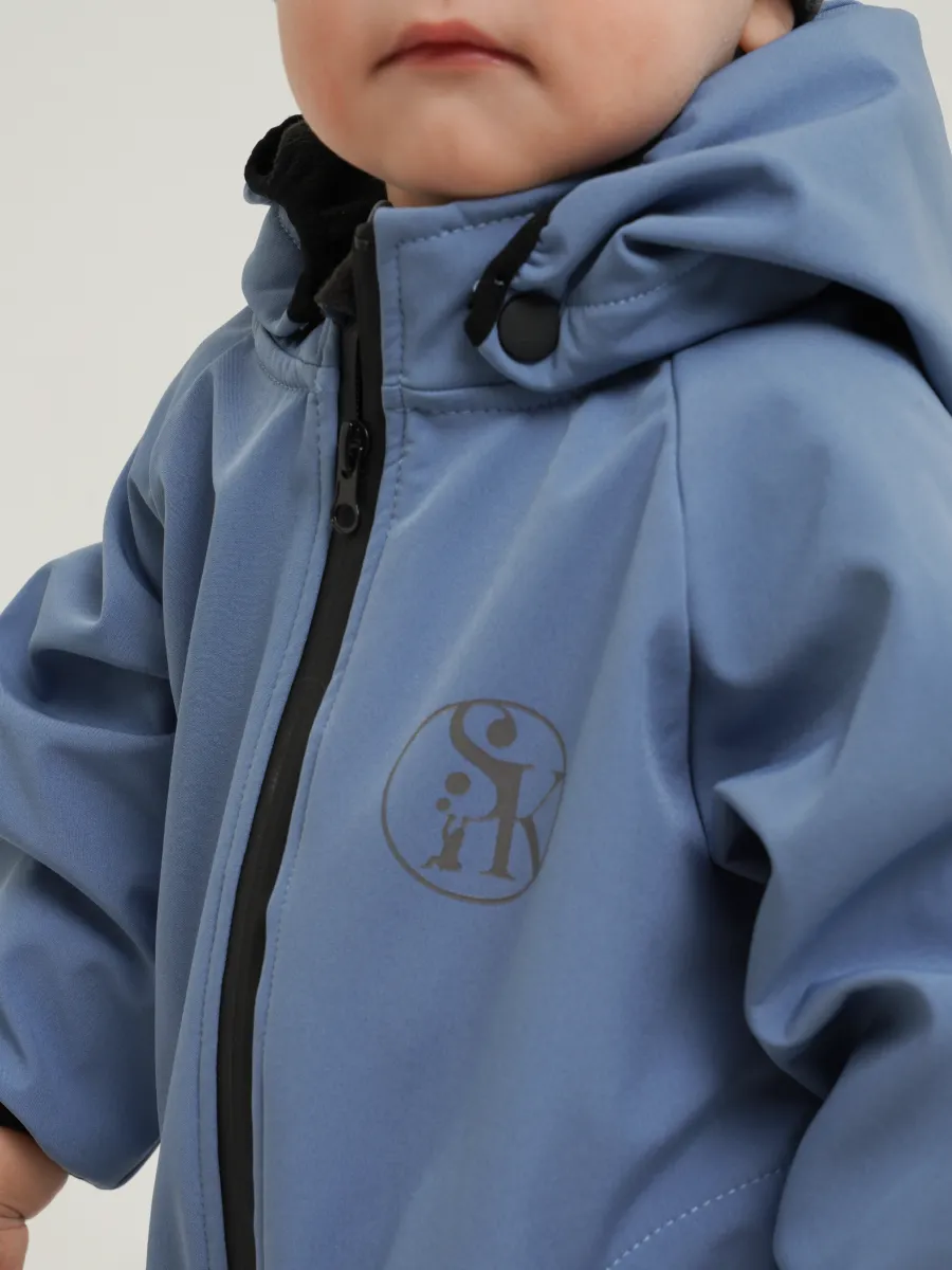 Комбинезон Супер Пупс Комб/сф/окант/серо-голубой - фото 23