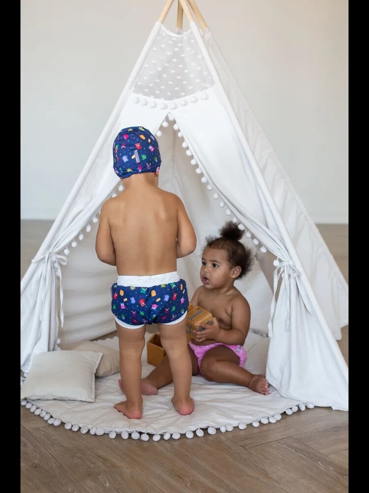 Шапочка для плавания Мамин Я Монстрики размер 0-3 года - фото 10