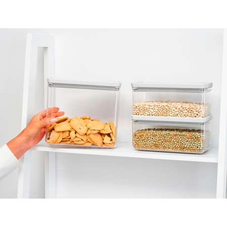 Набор модульных контейнеров Brabantia Tasty+ 3шт светло-серый 230806