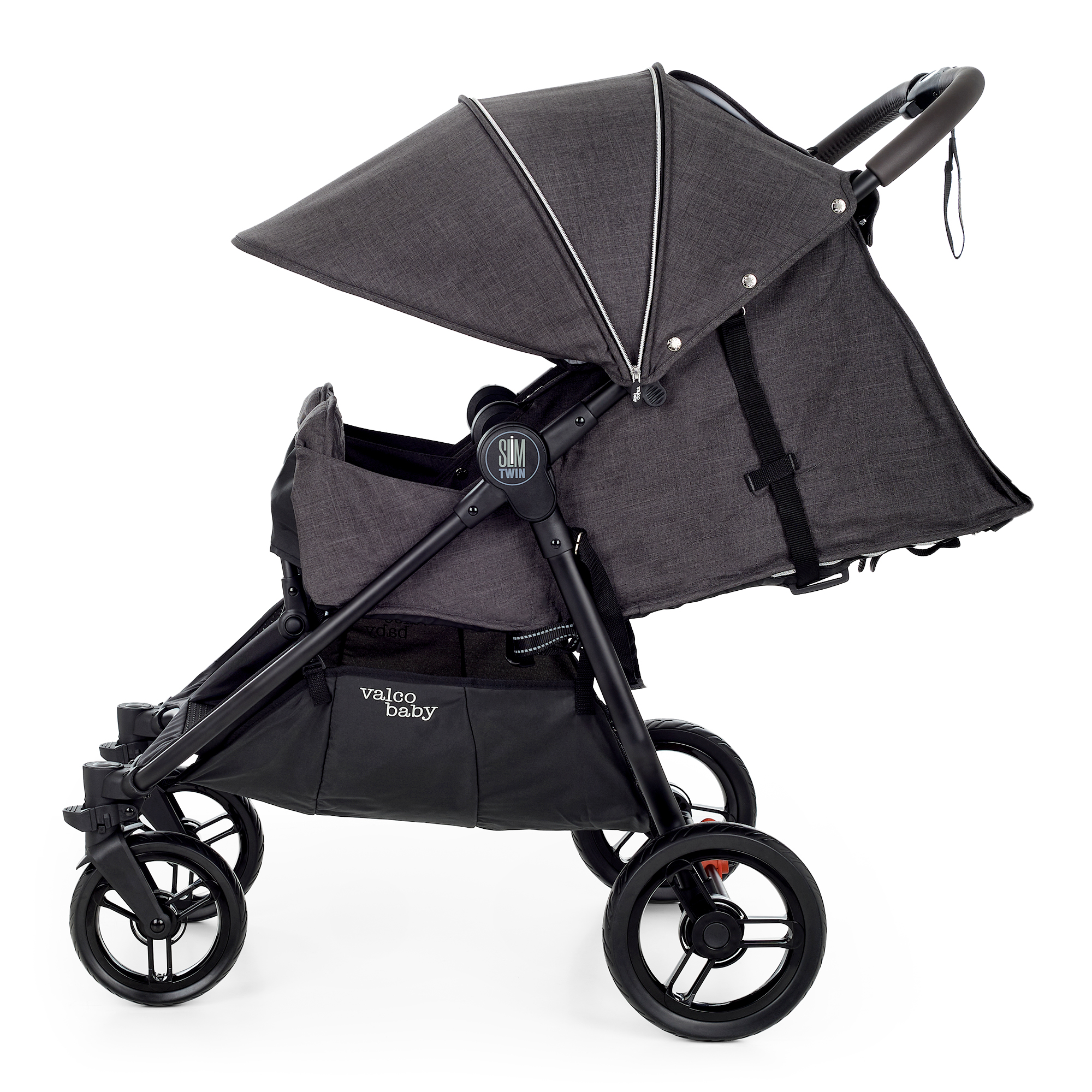 Коляска прогулочная Valco baby Slim Twin / Charcoal - фото 8