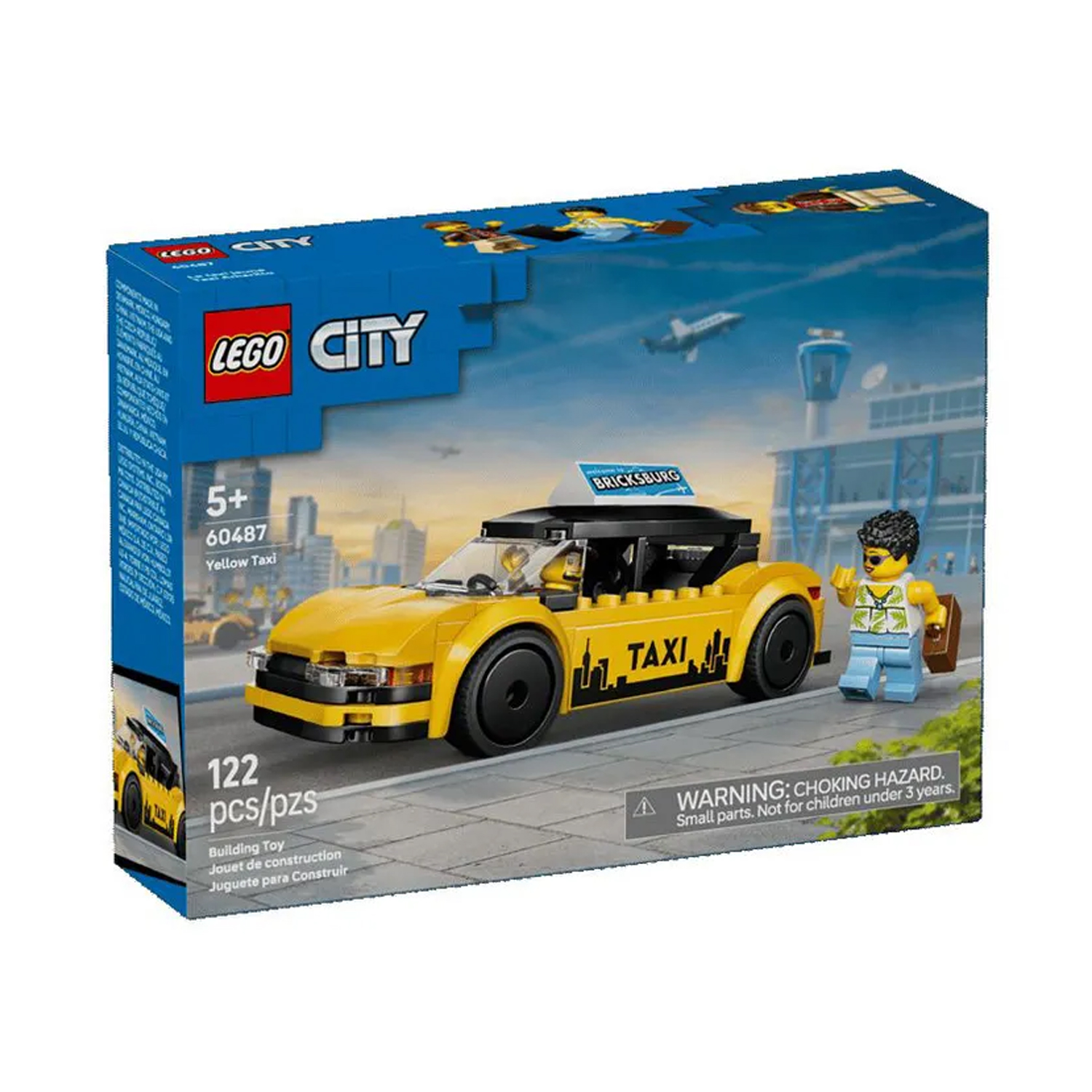 Конструктор LEGO City Желтое такси 122 дет. - фото 2