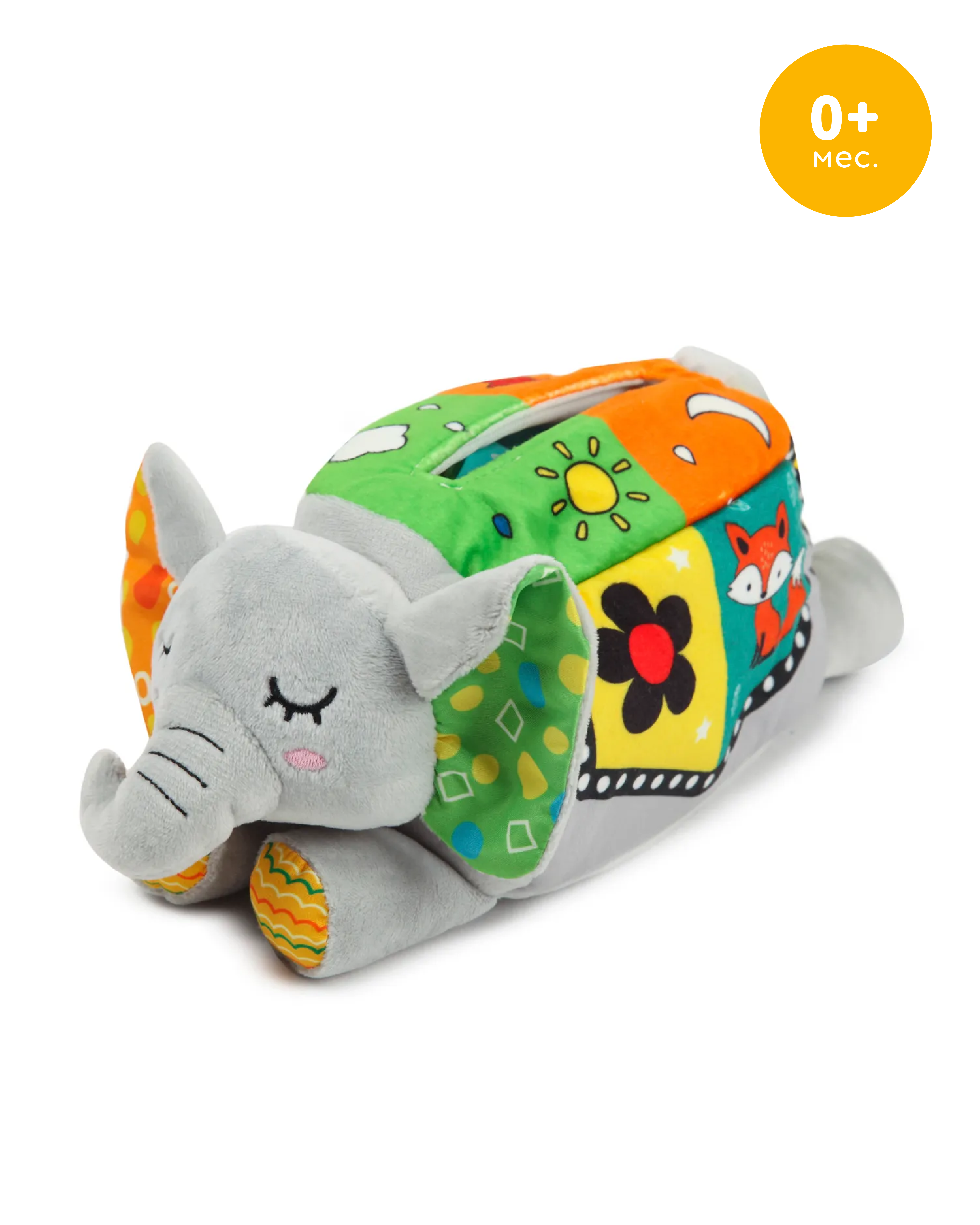 Изображение товара Мягкая развивающая игрушка BabyGo Слон для детей от рождения