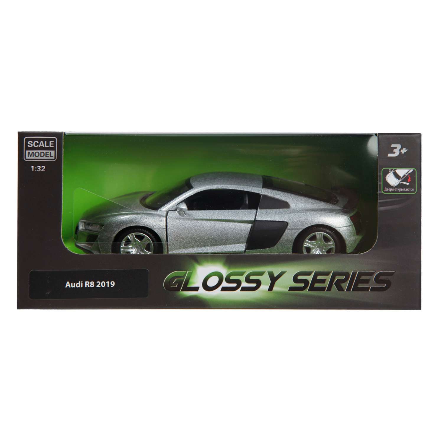 Автомобиль Mobicaro Audi R8 1:32 серебряный в ассортименте 544046 - фото 14
