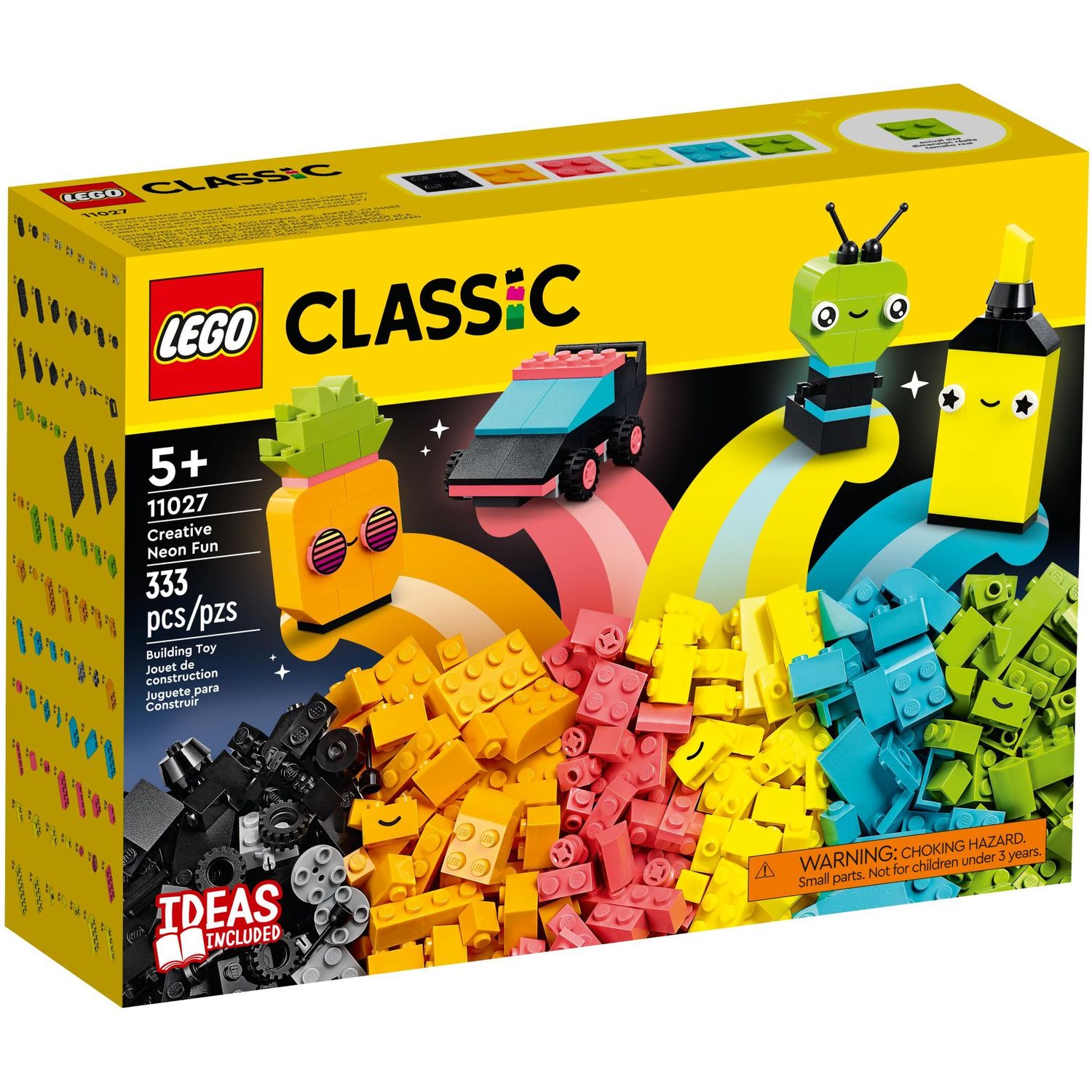 Конструктор LEGO Classic Creative Neon Fun блочный - фото 1