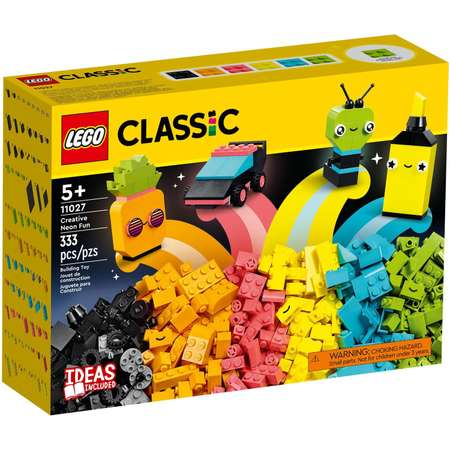 Конструктор LEGO Classic Creative Neon Fun блочный