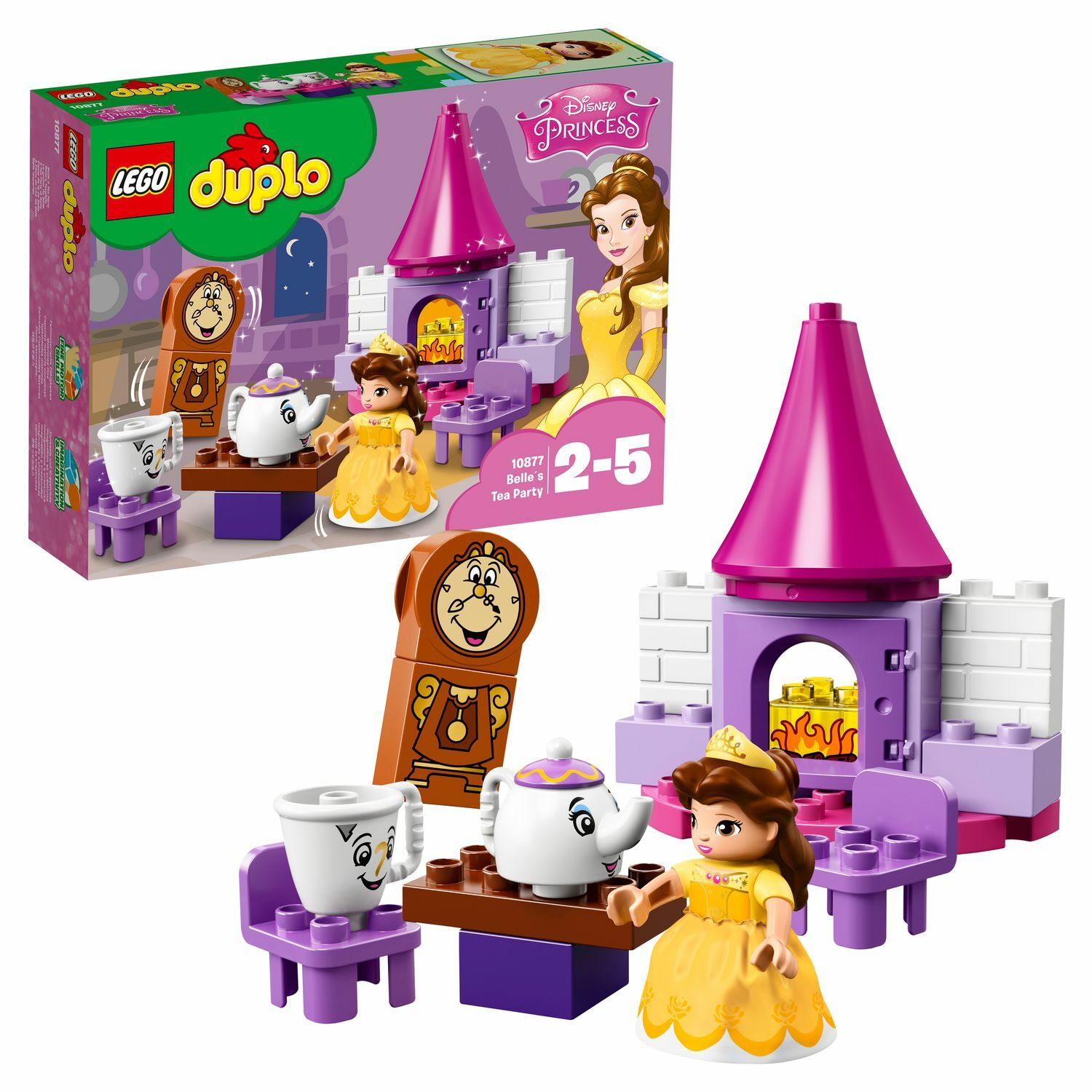 Конструктор LEGO DUPLO Чаепитие у Белль блочный - фото 1
