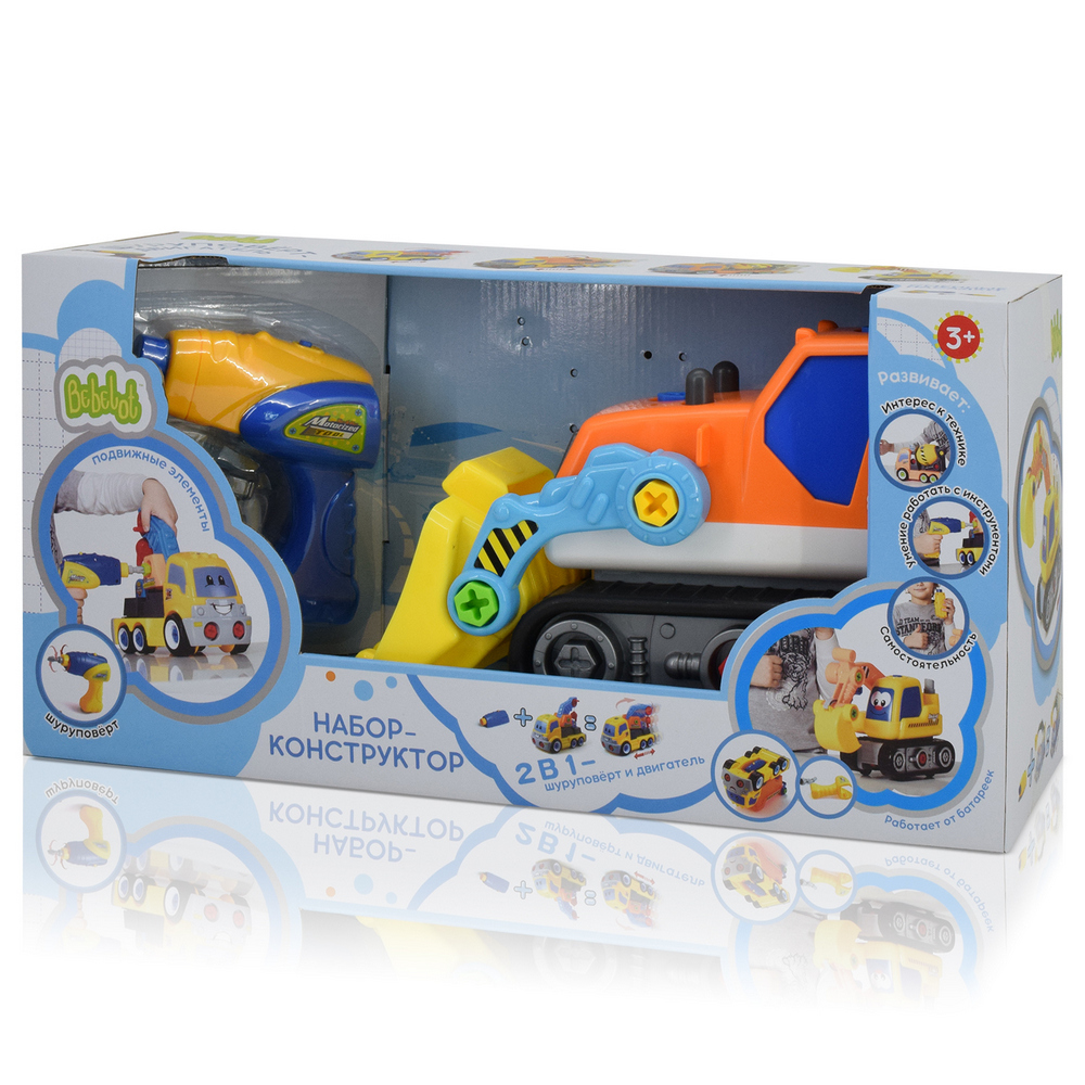 Конструктор Bebelot Строительная техника - фото 3