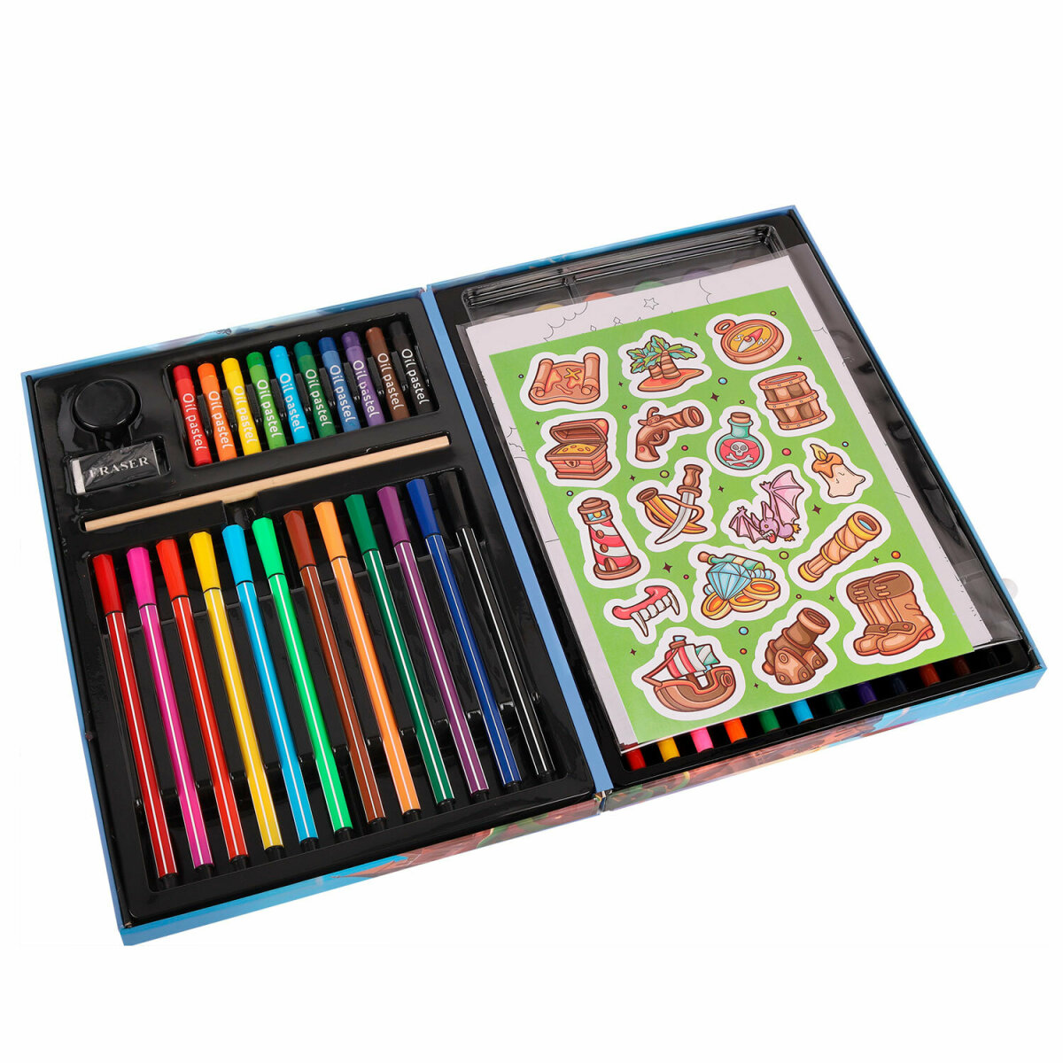 Набор для рисования Юнландия Школьный 75 шт. - фото 9