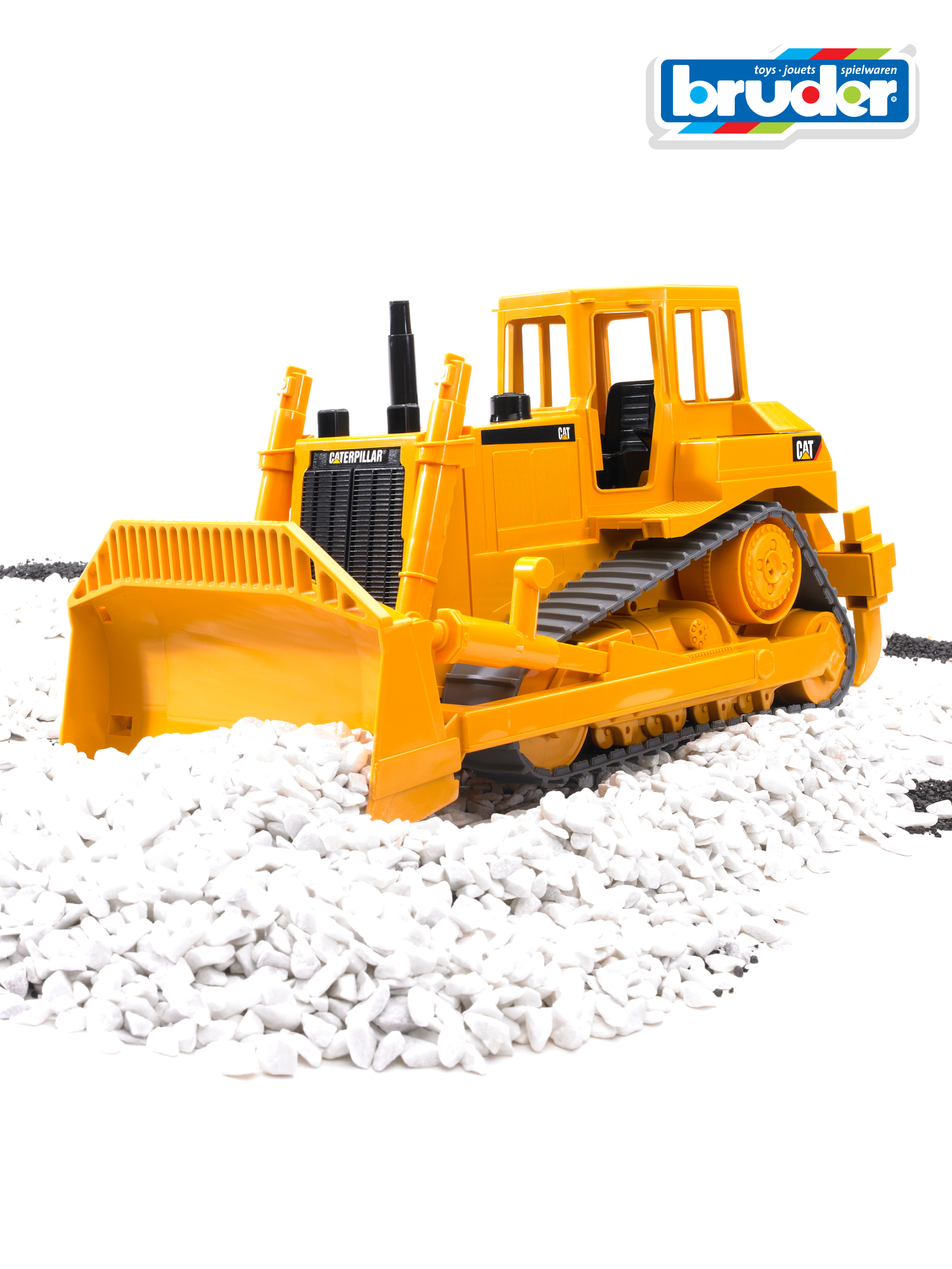 Бульдозер Bruder CAT гусеничный 40 см 1:16 02-422 - фото 5
