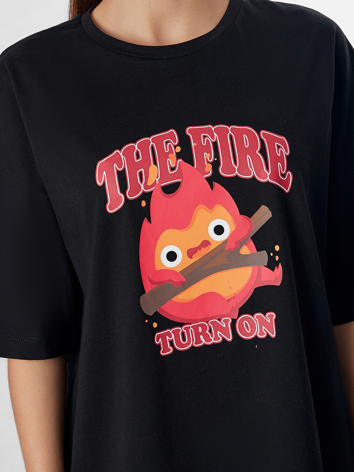 Сорочка ночная Mark Formelle (Марк Формэль) 512079/черный +печать5 - фото 3