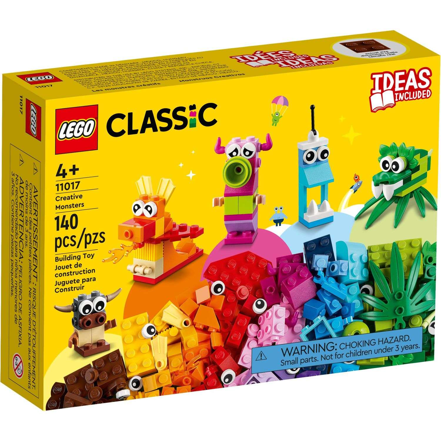 Конструктор LEGO Classic Творческие монстры 140 дет. - фото 9